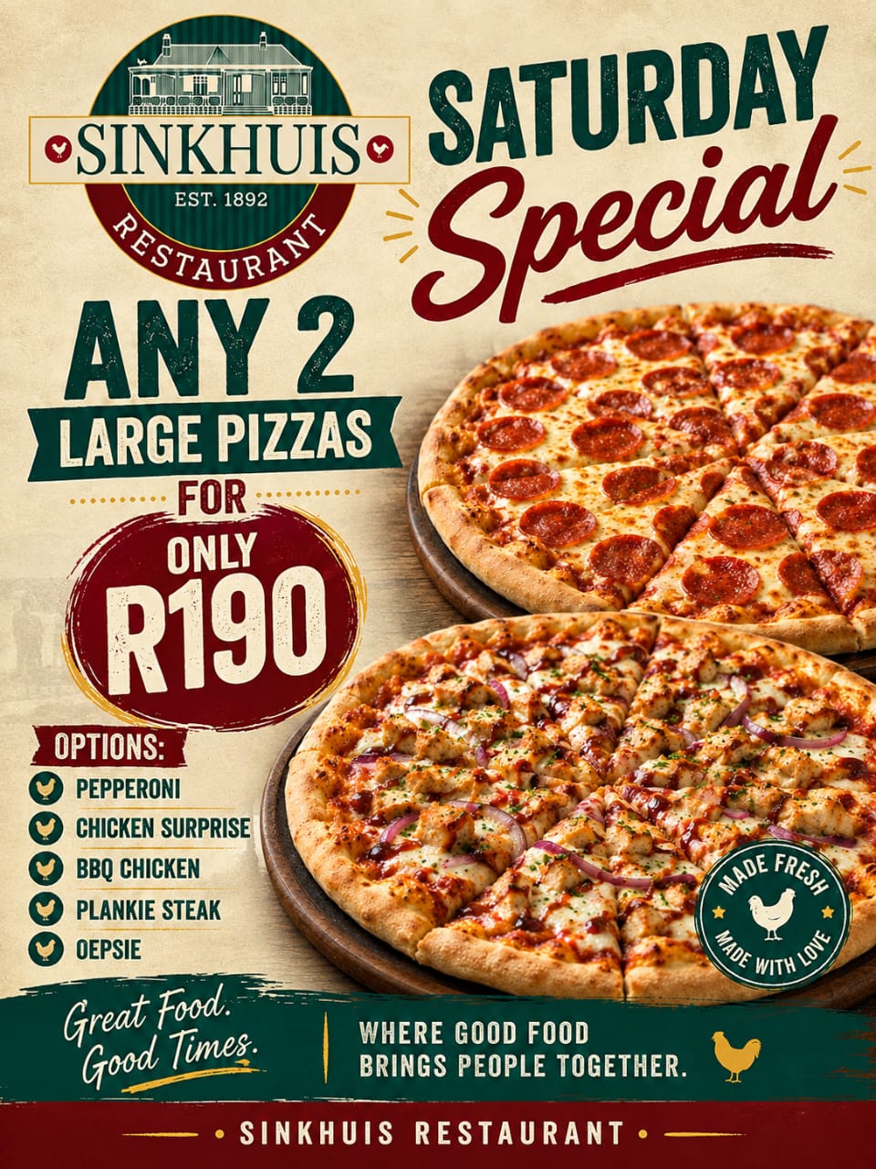 Specials Page